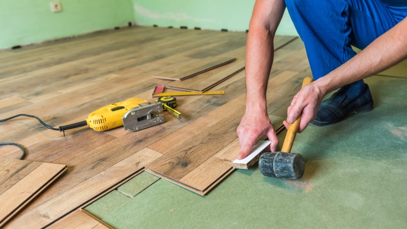 Laminat verlegen